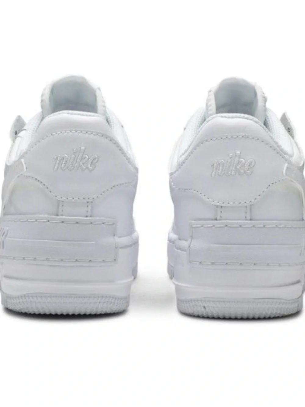 NEW Nike Air Force One Triple White Shadow Womens Size 10